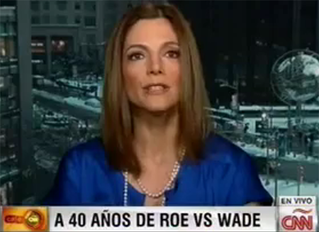 Luisa Cabal, Vicepresidenta de Programas, habla en CNN en español sobre el aniversario No. 41 de la decisión Roe v. Wade
